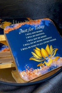 "Just For Today" Coaster Set