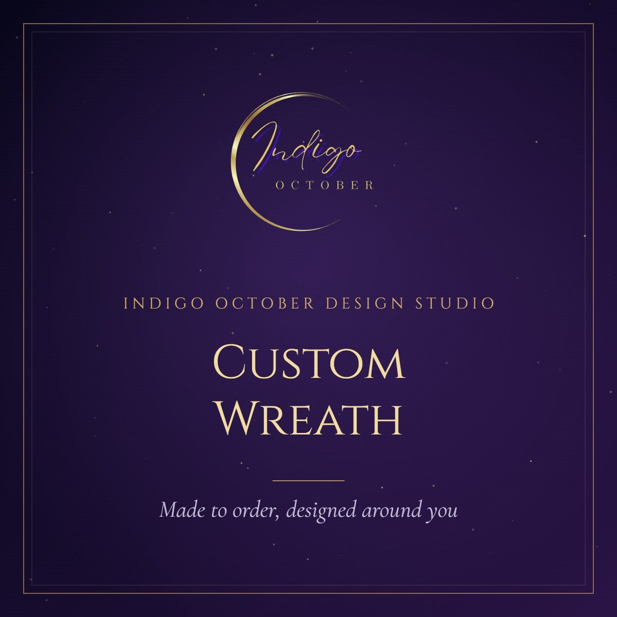 Custom Wreath, Indigo October Design Studio