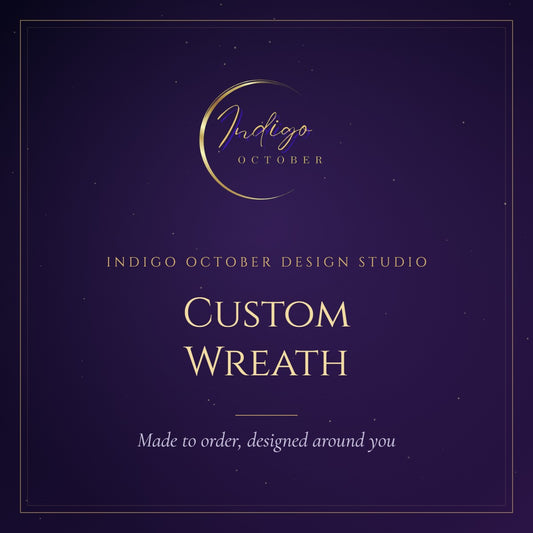 Custom Wreath, Indigo October Design Studio